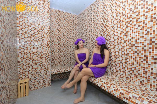 voucher tặng 3 buổi xông hơi + 1 buổi massage