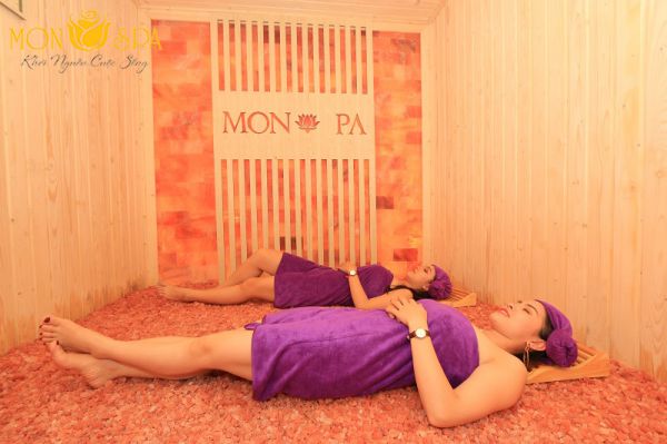 voucher tặng 3 buổi xông hơi + 1 buổi massage
