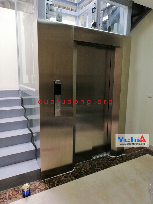 inox cửa thang máy