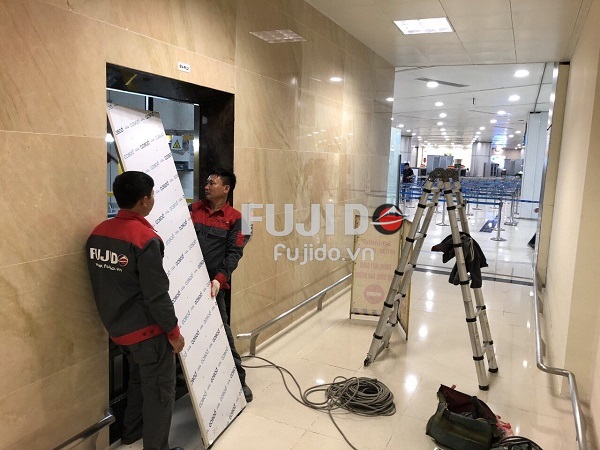 sản xuất inox cửa thang máy