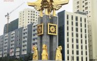 Đồ đồng Tâm Phát thi công Tượng Đài Mạ Vàng tại Thành phố Bắc Ninh
