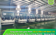 Công ty CP Đầu tư Công Thành - Quảng Ninh tiếp tục chọn lựa Tùng Lâm là đơn vị cung cấp xe điện