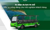 Đầu tư xe điện du lịch 14 chỗ – Lựa chọn bền vững cho kinh doanh du lịch