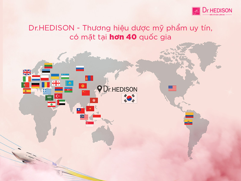 Dược mỹ phẩm thiên nhiên Dr.HEDISON - Thương hiệu được tin dùng