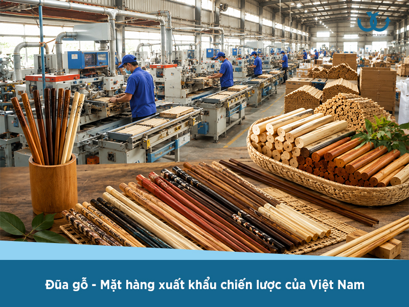 thủ tục xuất khẩu đũa gỗ