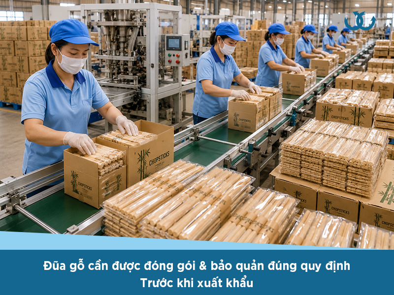 thủ tục xuất khẩu đũa gỗ