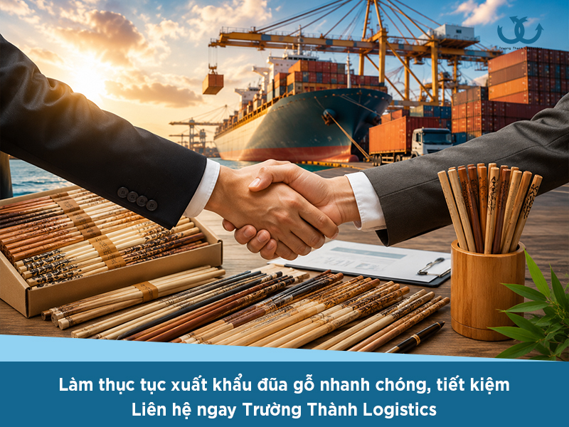 thủ tục xuất khẩu đũa gỗ