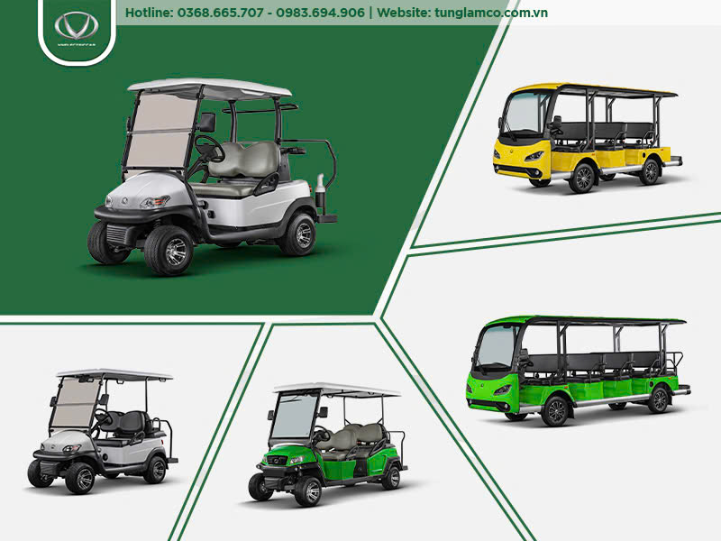So sánh xe điện sân golf và xe điện thông thường