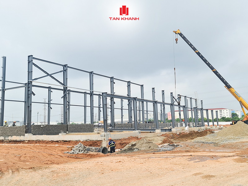 Kết cấu nhà khung thép: Giải pháp xây dựng linh hoạt cho công trình hiện đại