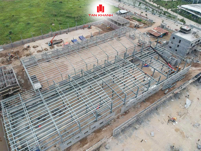 Kết cấu thép trong công trình công nghiệp hiện đại: Nền tảng cho hiệu quả vận hành và phát triển bền vững