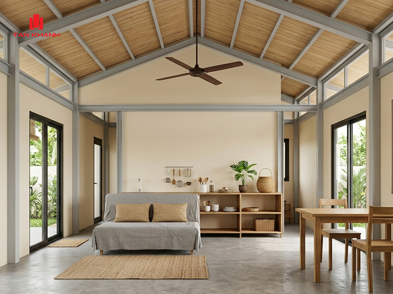 Mẫu nhà tiền chế nông thôn: Xu hướng xây dựng linh hoạt và tiết kiệm chi phí