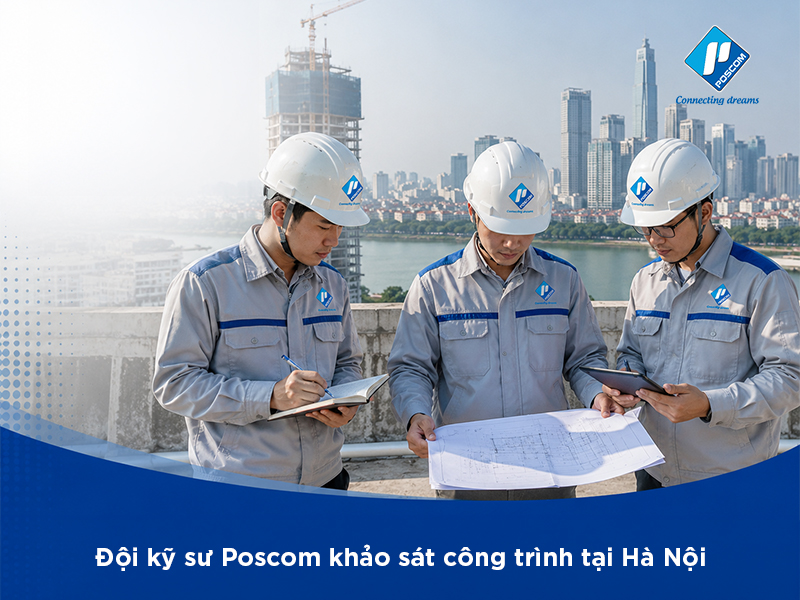 Thi công PCCC tại Hà Nội cùng POSCOM - Giải pháp an toàn, đúng chuẩn cho mọi công trình