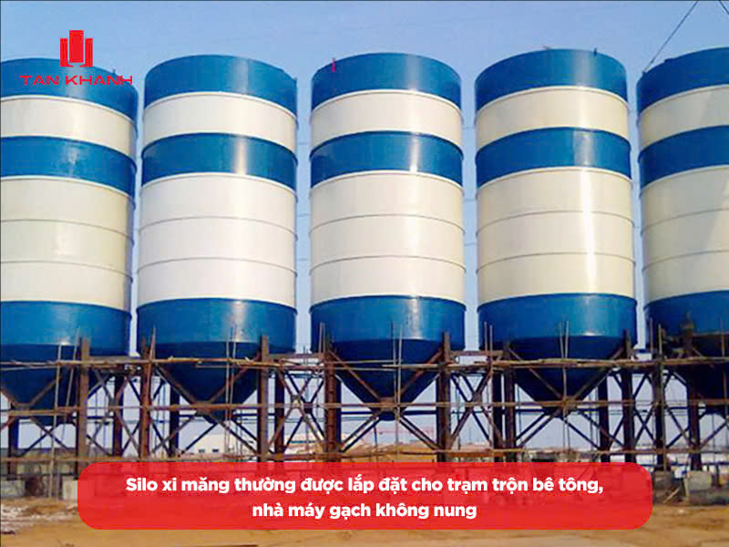 Mua silo xi măng cho trạm bê tông: Chọn Tân Khánh Steel