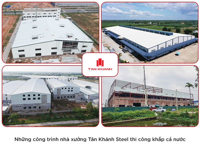 Tổng thầu thi công nhà xưởng trọn gói uy tín - Chọn ngay Tân Khánh Steel