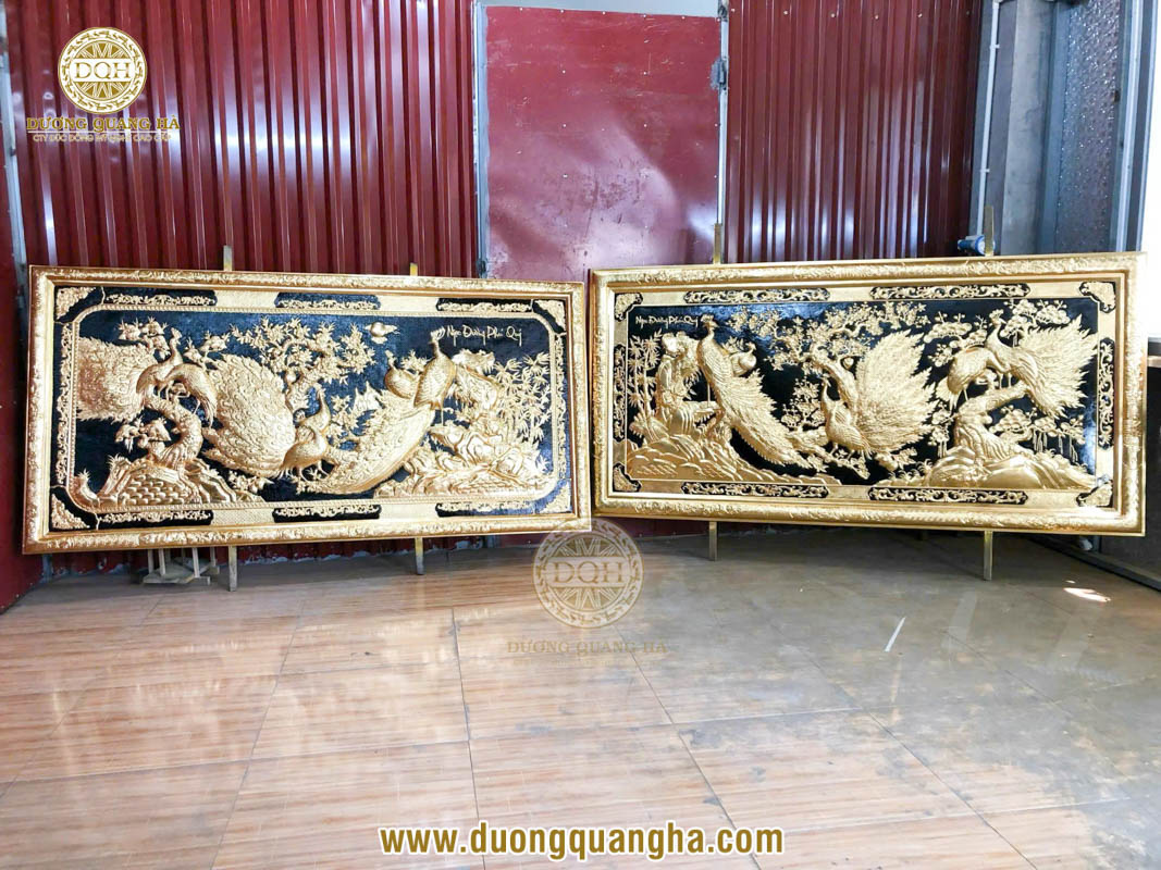 Tranh tại xưởng chuẩn bị bàn giao cho quý khách hàng